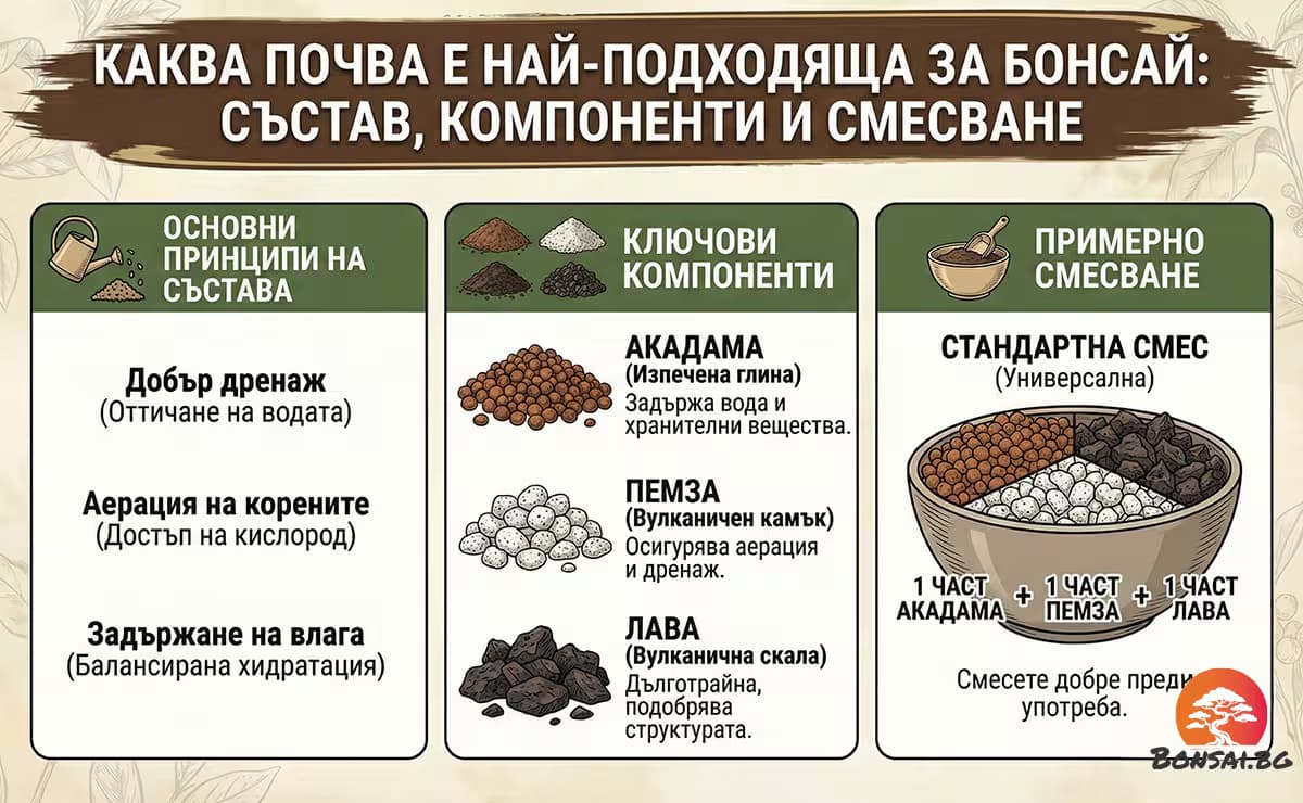 Подходяща почва за бонсай: Наръчник